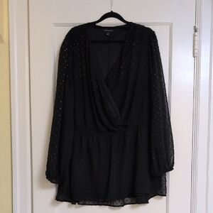Black Long Sleeve Blouse EUC